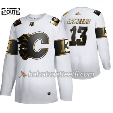 Lasten NHL Calgary Flames Pelipaita Johnny Gaudreau 13 Adidas 2019-20 Golden Edition Valkoinen Authentic Lasten NHL Calgary Flames Pelipaita Johnny Gaudreau 13 Adidas 2019-20 Golden Edition Valkoinen Authentic